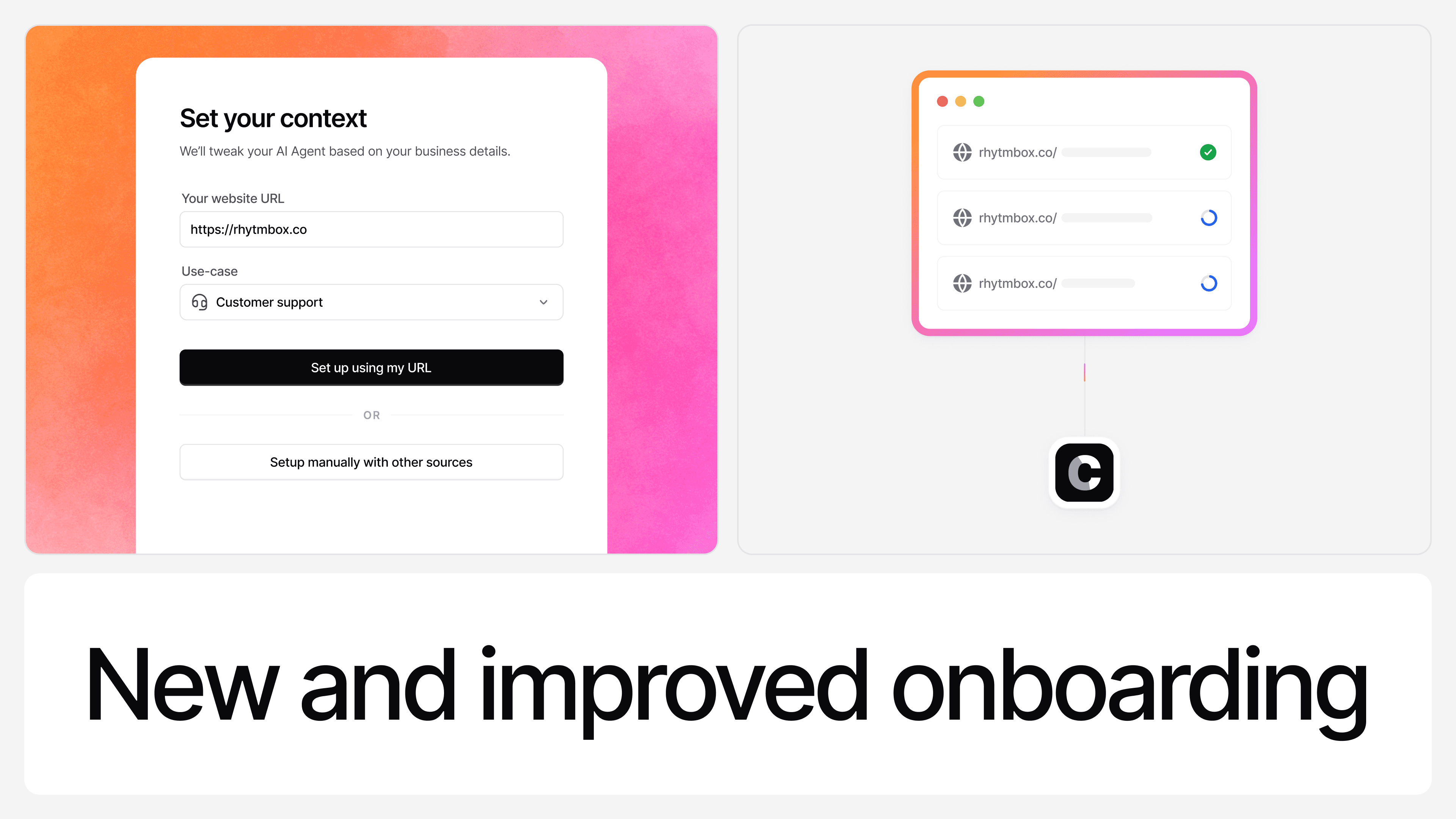 Elegant New Onboarding Flow